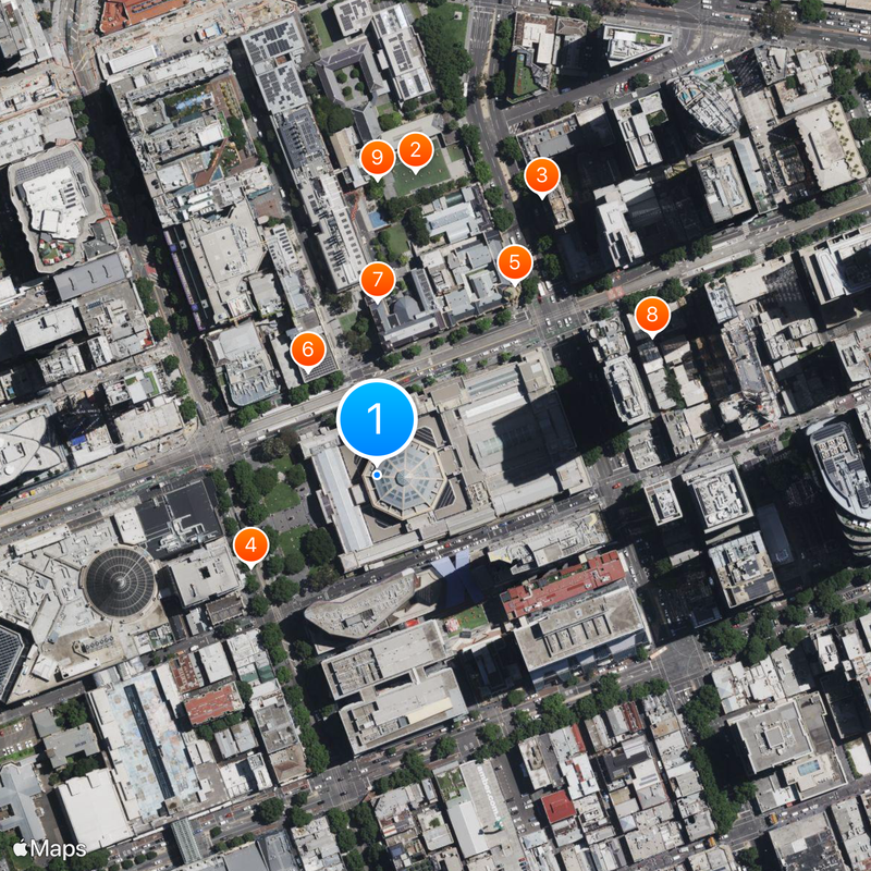 State Library Victoria Mapa