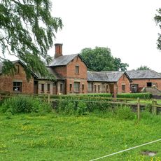 North range of outbuildings of Shugborough Park Farm