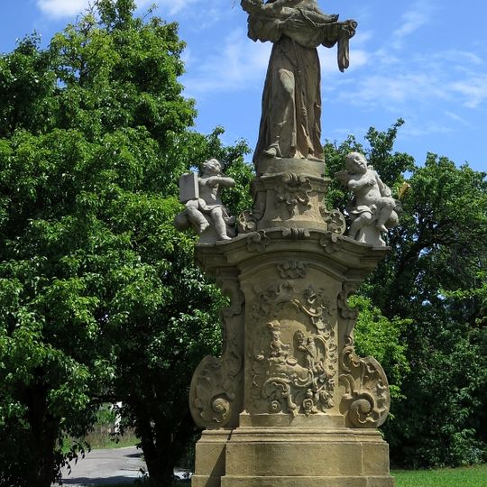 Statue of Saint Anthony of Padua in Rychnov nad Kněžnou