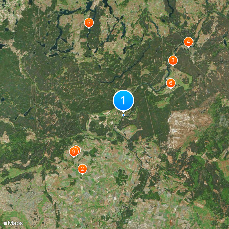 Czarna Hańcza Map