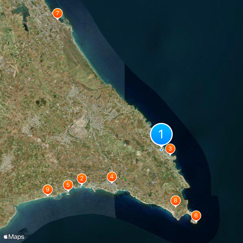 Protaras Map