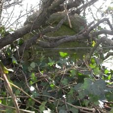 Milestone, Old Brickyard Farm; opp. furniture workshop
