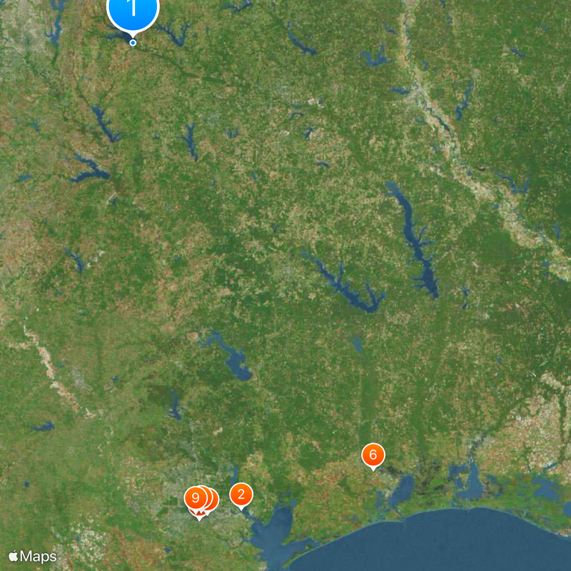 Sabine River Map