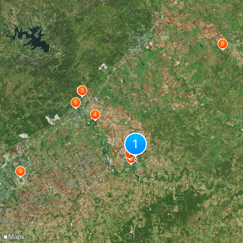Guadalupe County Map