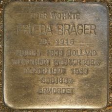 Stolperstein en memoria de Frieda Brager