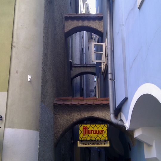 Mittelalterliche Gassenanlage