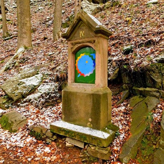 4. zastavení na křížové cestě na Starou Horu