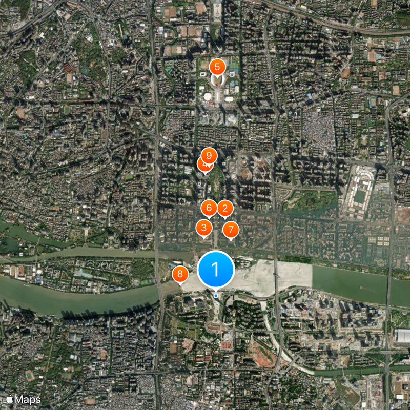 Torre de televisión de Cantón Mapa