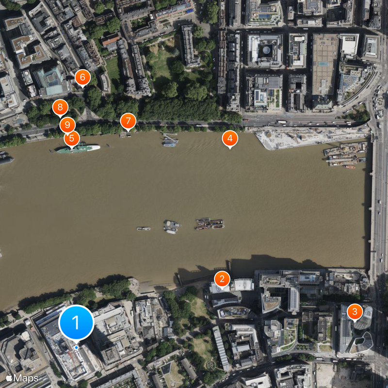 The London Studios Map