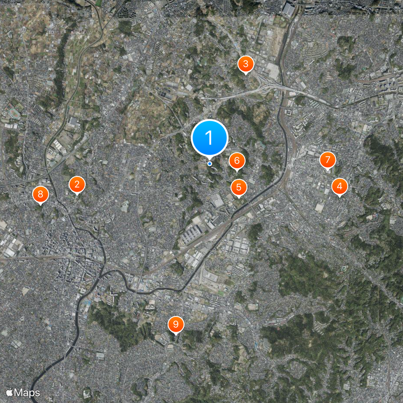 Tamanawa Castle Mapa