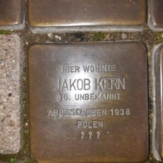 Stolperstein à la mémoire de Jakob Kern
