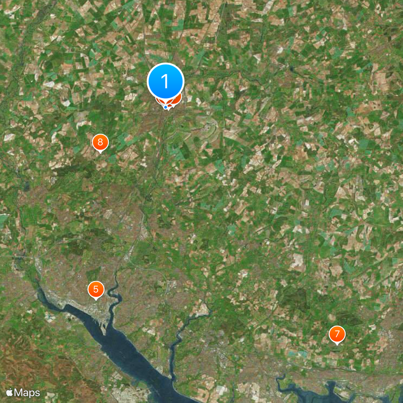 City of Winchester Mapa