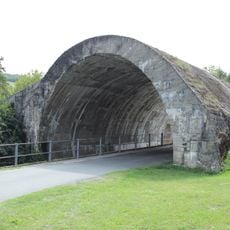 Western highway bridge of unfinished Baťa Highway in Ludkovice