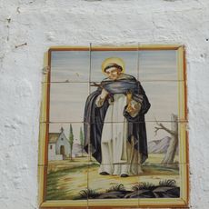 Ceramic panel of Saint Louis in San Luis Street, Buñol
