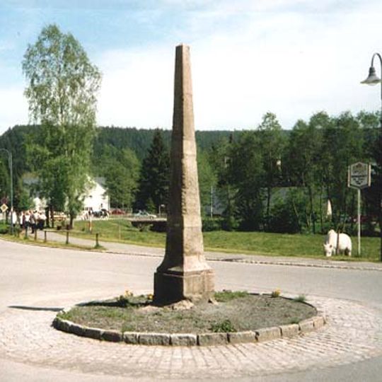 Polish-Saxon Post Milestone Erlabrunn
