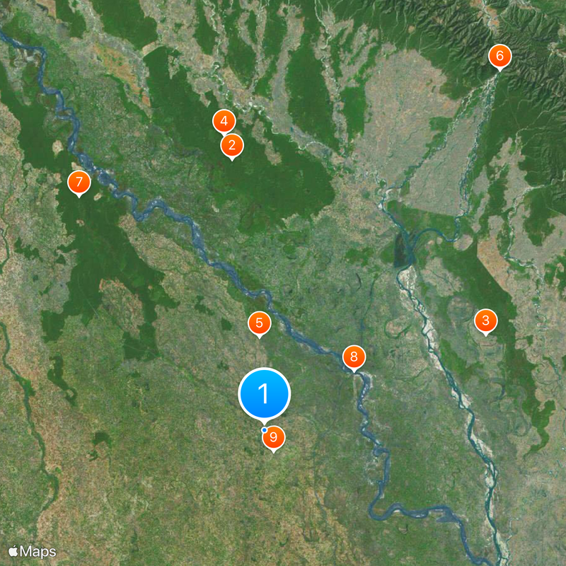 Lakhimpur Kheri district Map