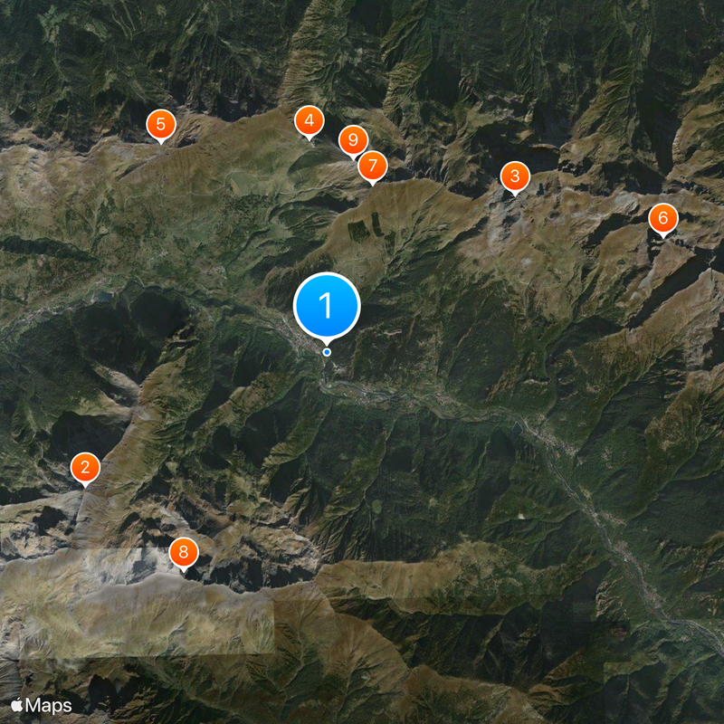 Forteresse de Fenestrelle Carte