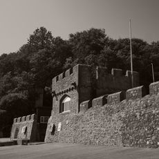 Sea Walls and Towers at St Donats Castle
