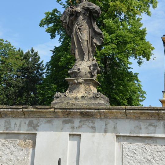 Virgin Mary Immaculacy statue in Liběšice