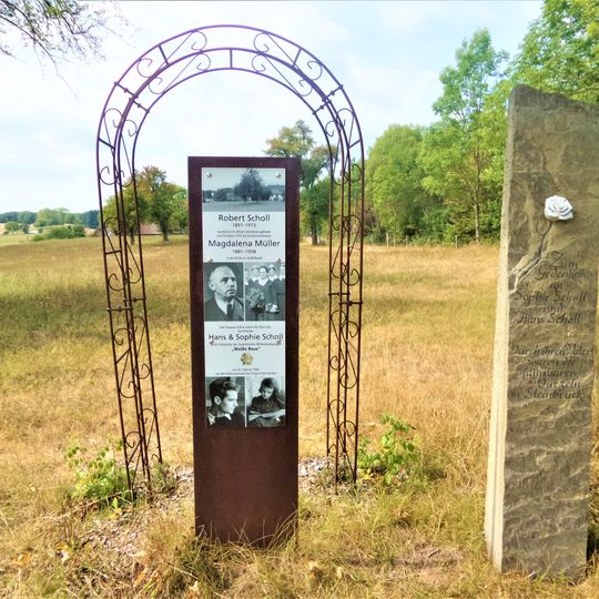 Monument to the Scholl familiy in Steinbrueck