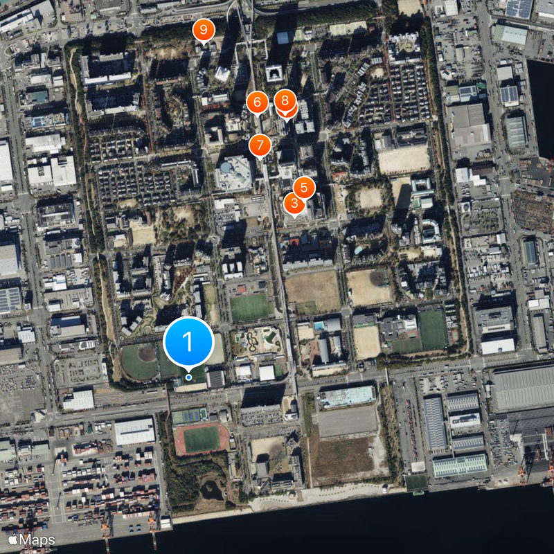 Île de Rokkō Carte