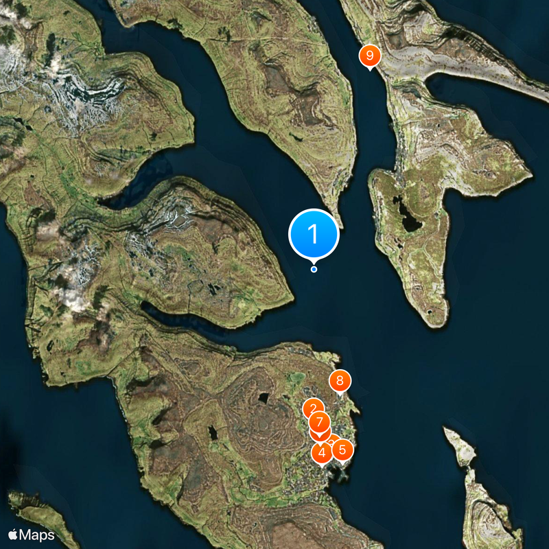 Eysturoyartunnilin Map