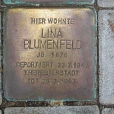 Stolperstein em memória de Lina Blumenfeld