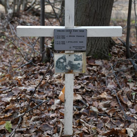 Jacques Drion and Inge Stoll cross memorial