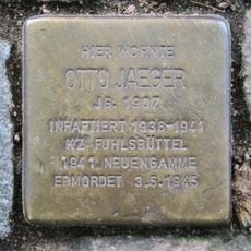 Stolperstein dedicated to Otto Jaeger
