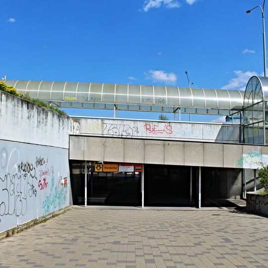 Bridge of Jeremiášova street over Stodůlky station