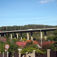 Bridge of Průmyslová street over the Rokytka