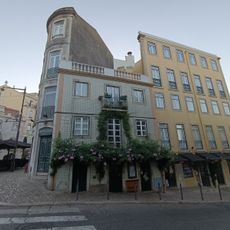 Green tile building