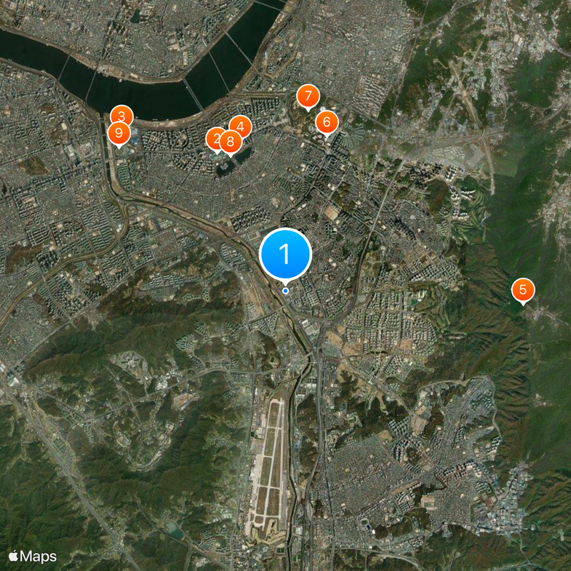 Seoul Dongbu Detention Center Map