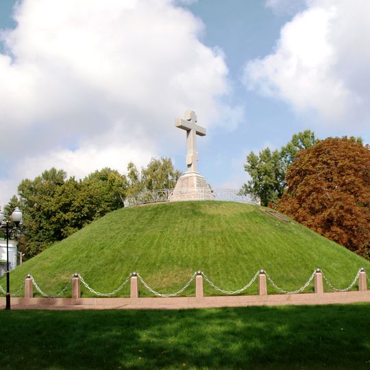Common grave of Russian soldiers