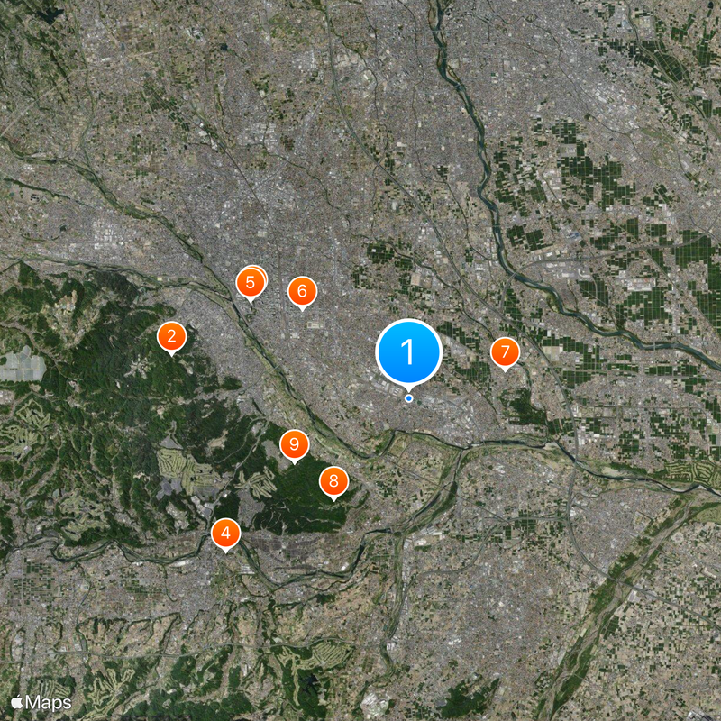 Kuragano Station Map