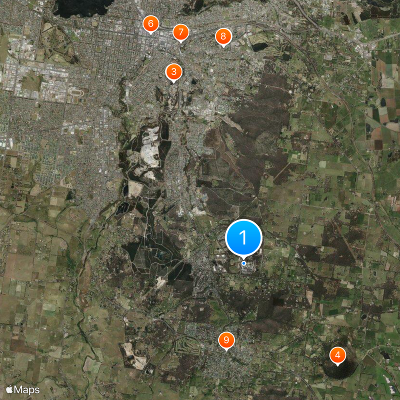 Federation University Australia Map