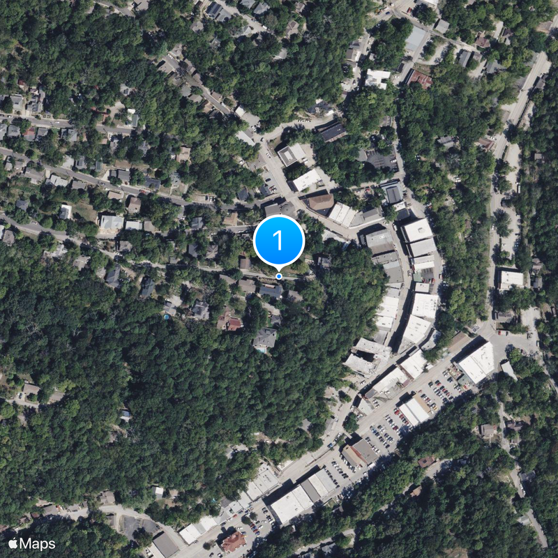 Eureka Springs Kaart