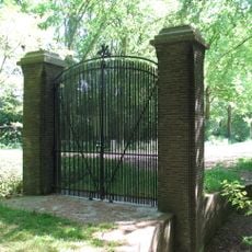 Kasteel Renswoude: toegangshek zuid