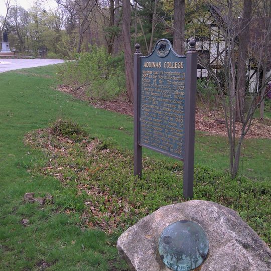 Aquinas College Historical Marker