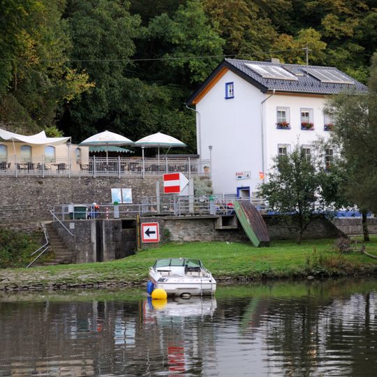 Schleusenanlage und Wehr