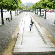 Water cascade in Bystřice nad Pernštejnem