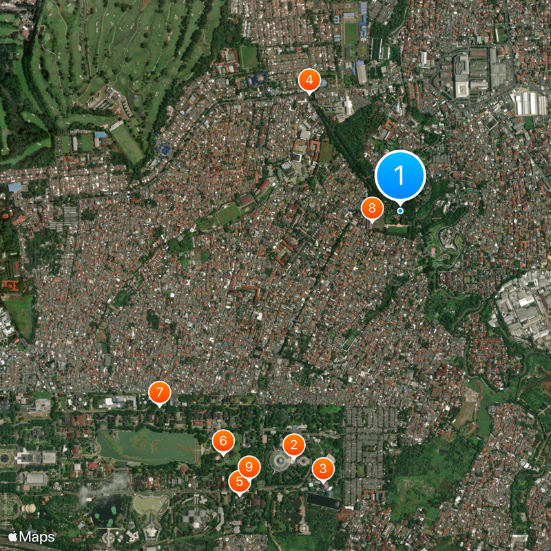 Lubang Buaya Map