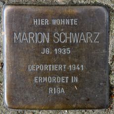 Stolperstein dedicated to Marion Schwarz