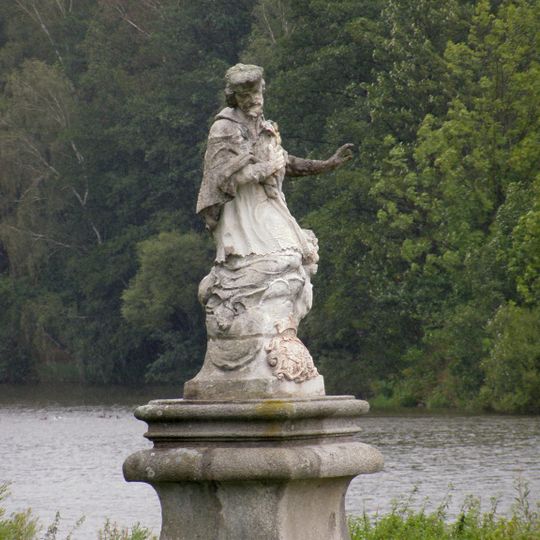 Statue of John of Nepomuk in Markvarec