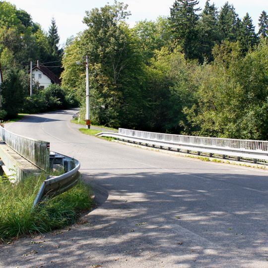 Bridge over the Dědina nearby Škutina