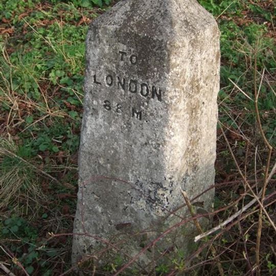 Milestone, Bury Road, Alecock's Grave