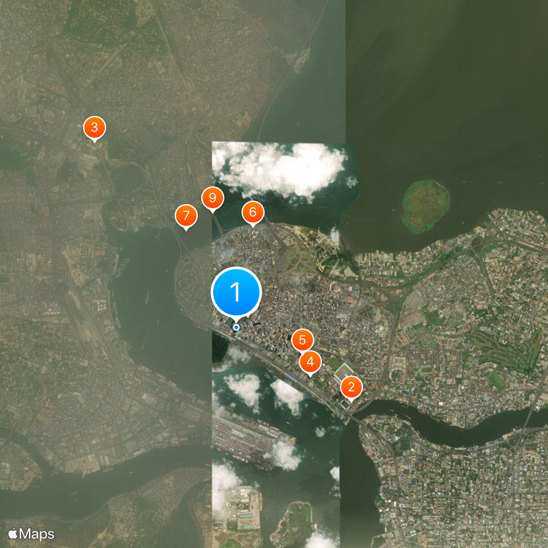 Union Bank of Nigeria Map