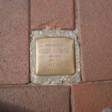 Stolperstein dedicated to Isidor Horwitz
