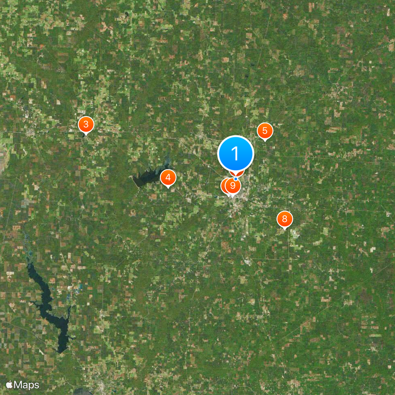 Southern Arkansas University Map