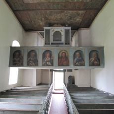 Vallsjö gamla kyrkas orgel by Johannes Magnusson